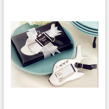 100шт Bon Voyage Самолет Сватбена Багажная Етикет сувенири душ парти децата подаръци за гости подарък
