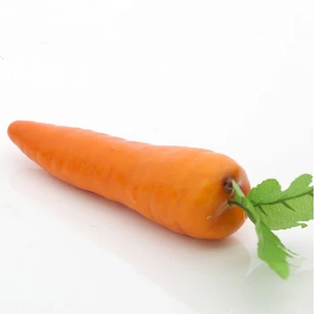 10шт Висока имитация на фалшива изкуствена моркови, зеленчукови и пластмасов фалшива имитация на изкуствена моркови модел