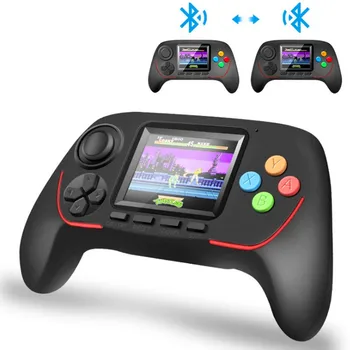 2,5-инчов преносим двойна игрова конзола 16-битов 2.4 G безжична връзка Bluetooth двойна машина PK бойни игри Геймпад джойстик