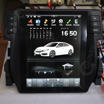 2 din Android Автомобилен мултимедиен Плеър за honda Civic 2016 2017 2018 2019 Авто Аудио Стерео Радио с GPS WIFI CarPlay главното устройство