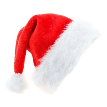 2022 Коледна Плюшен Коледна Шапка за Възрастни И Деца, Коледни Украси за Дома, коледа, Коледни Подаръци, Дядо Коледа, Декор, Зимни Шапки