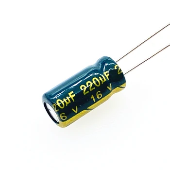 500 бр./лот T09 220 мкф16 алуминиеви електролитни кондензатори размер на 6*12 16 220 icf 20%