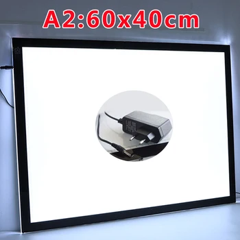 A2 (60x40 cm) Таблет за Рисуване wacom Цифров Графичен Таблет Diamond LED Лампа за Рисуване Портативна Дъска за гледане на рентгенови филми