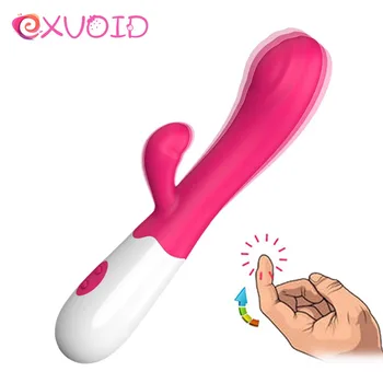 EXVOID Заек Вибратор G-spot Масажор Вибратор Вибратори за Жени Стоки за Възрастни 30 Честотата на Секс Играчки за Жени Силикон