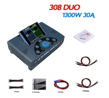 iCharger 308Duo 1300 W 2*6 S 30A DC Двойно Баланс на Батерията, Зарядното Устройство Разрядник за Lipo Баланс Зарядно Устройство за Модели Радиоуправляемой