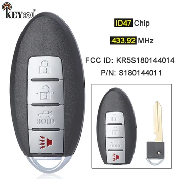 KEYECU 433,92 Mhz ID47 Чип Континентална: S180144011 FCC ID: KR5S180144014 Умно Дистанционно ключодържател за Infiniti QX60 JX35 2013-2015