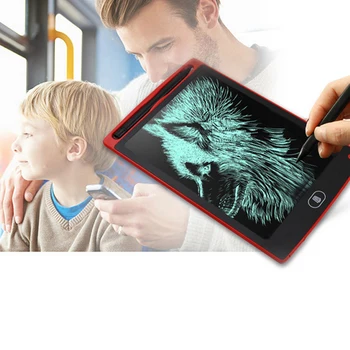 LCD Таблет За Писане Дъска За Рисуване 8,5 см/12 инча Електронна Тетрадка Таблети Бележка С Обновена Писалка Подарък За Детска Дъска