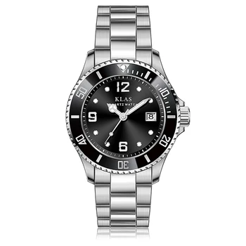 Sassy Business Quartz Watches Stainless Steel Wrist watches Male Clock KLAS каишка за часовник