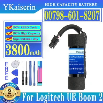 YKaiserin 3800 ма 00798-601-8207 Батерия за Logitech UE Boom 2, UE Boom 2 Ultimate Batterij + Песен НЯМА