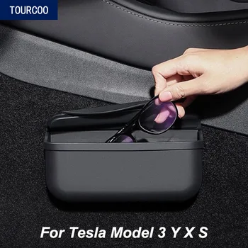Автомобилна Многофункционална Вътрешна Гума Кутия за Съхранение на Tesla Model 3 Y X S Аксесоари за Модификация на Автомобила