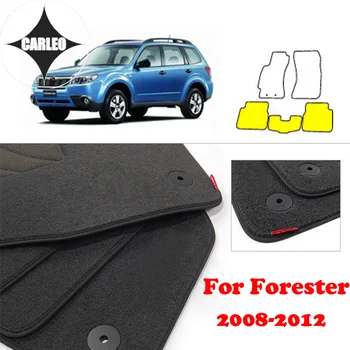 Автомобилни Постелки са Подходящи За Subaru Forester 2008-2012, Замшевый килим, авто Специализиран Материал за защита на околната Среда, Многоцветен