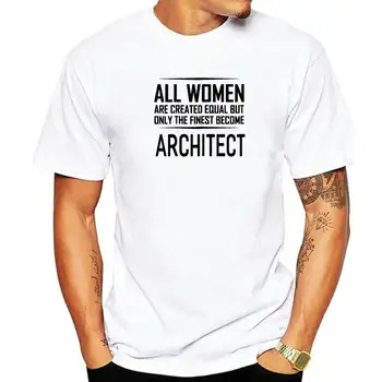 Женска Тениска The Finest Архитект, Забавен Дамски Подарък Риза, Camisas, Мъжки Ризи С Графичен Принтом, Памучни мъжки Блузи, Забавна