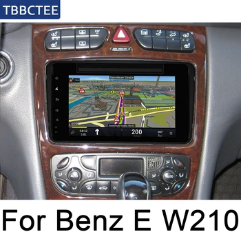 За Mercedes Benz W210 E 1998 ~ 2002 NTG Автомобилна Мултимедийна Система Android Авто DVD плейър GPS Навигация Екрана, Стерео Радио
