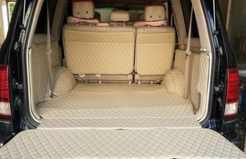 Обичай специални автомобилни постелки за багажник + подложка за багажник за Toyota Land Cruiser 100 2007-1998 5 места килими за багажник на карго подложка багажная на кутията