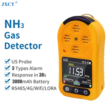 Преносим Монитор сигнал газ NH3 преносим Точност на цифровия дисплей Сензор Детектор газ амоняк Хандхэльд машина за висока точност за Тоалетна