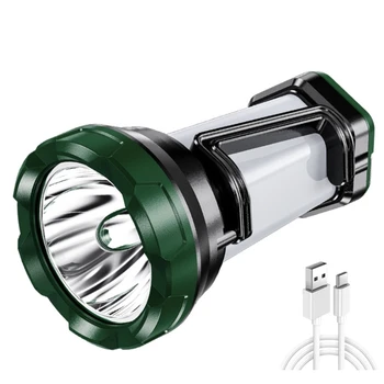 Прожектор-Тактически Фенер LED-Ръчно Фенерче Водоустойчив Многофункционален къмпинг-Ярка светлината на прожекторите