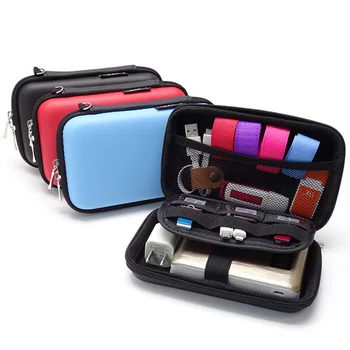 Пътна Чанта за Мобилен Комплект Калъф Цифрови Джаджи USB Кабел Линия за Предаване на Данни Поставяне на Пътна Чанта Пътен Комплект Чанта За Джаджи