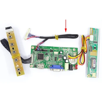 Съвместим Комплект 58C контрольор карта на водача заплата VGA HDMI-Съвместим за Екранната панел Экранный монитор 