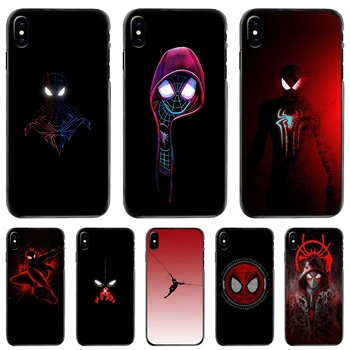 Твърд калъф-чанта За телефон Арт Marvel Spiderman Цвят Човека-Паяк За iPhone 11 12 13 14 Pro MAX Mini 5 5S SE 6 6S 7 8 Plus 10 X XR XS