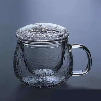 Термостойкая стъклена чаша, на чайника с капак, филтър/цедка за кафе, Посуда и прибори за домашния офис, пу-ерх/Дахунпао/Млечен oolong/бял чай Ча