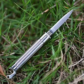 Титан Ключодържател Мини-Нож Счупения Прозорец Оцеляването Инструмент за Самозащита Открит EDC Многофункционален Универсален нож Отварачка За Бутилки